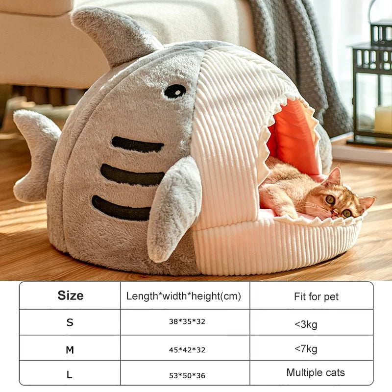 Warm Heating Cat Bed Cave