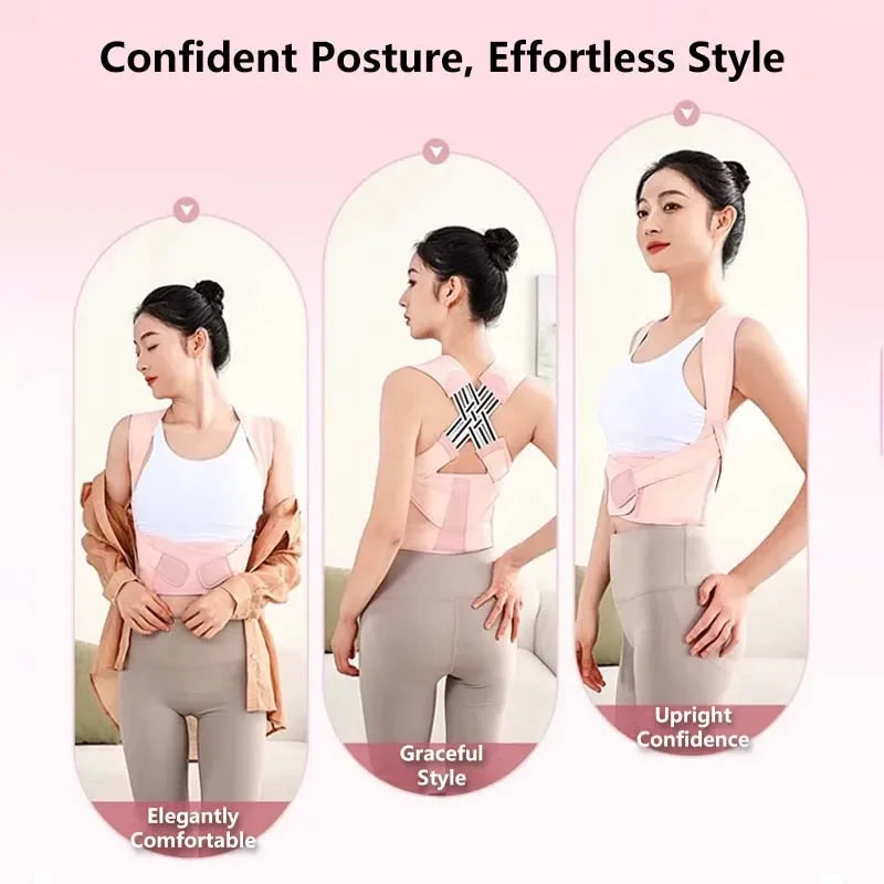 Advanced Posture Correction Vest – Adjustable Back Support & Breathable Waist Trainer for Spine Alignment