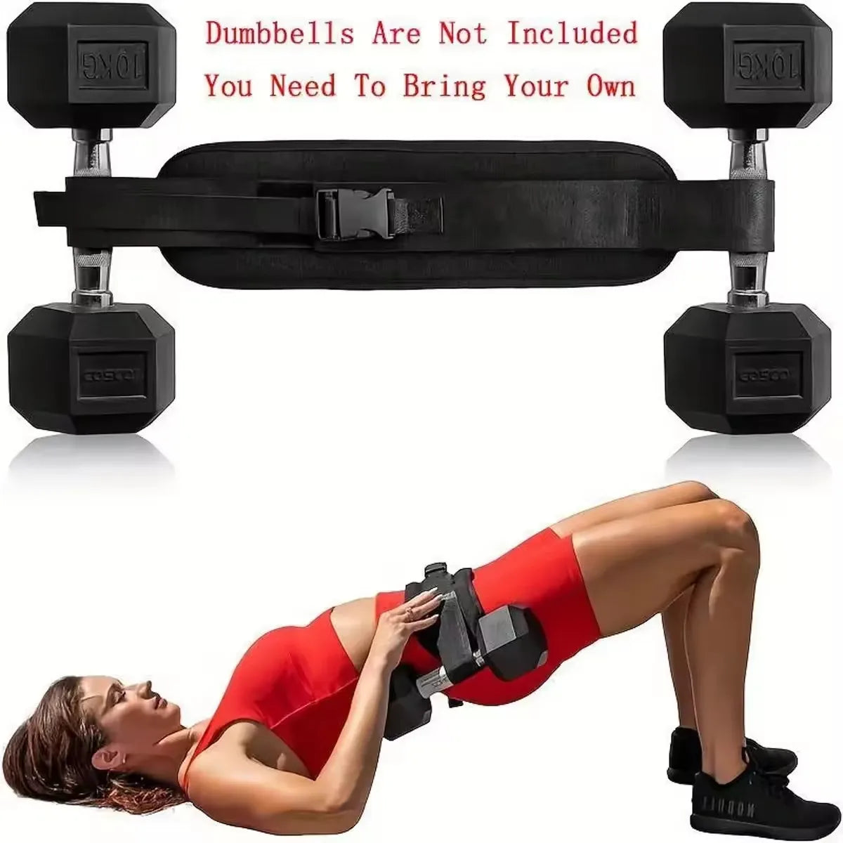 Dumbbell Exercise Belt for Hip Thrust Training