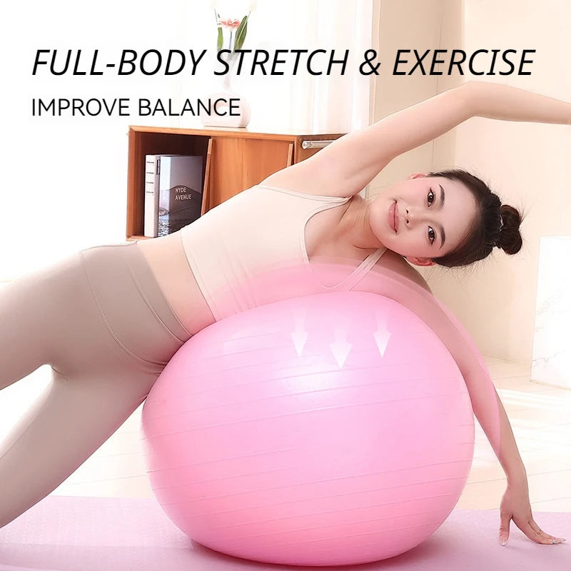 55cm PVC Yoga Ball – Fitness & Massage Design