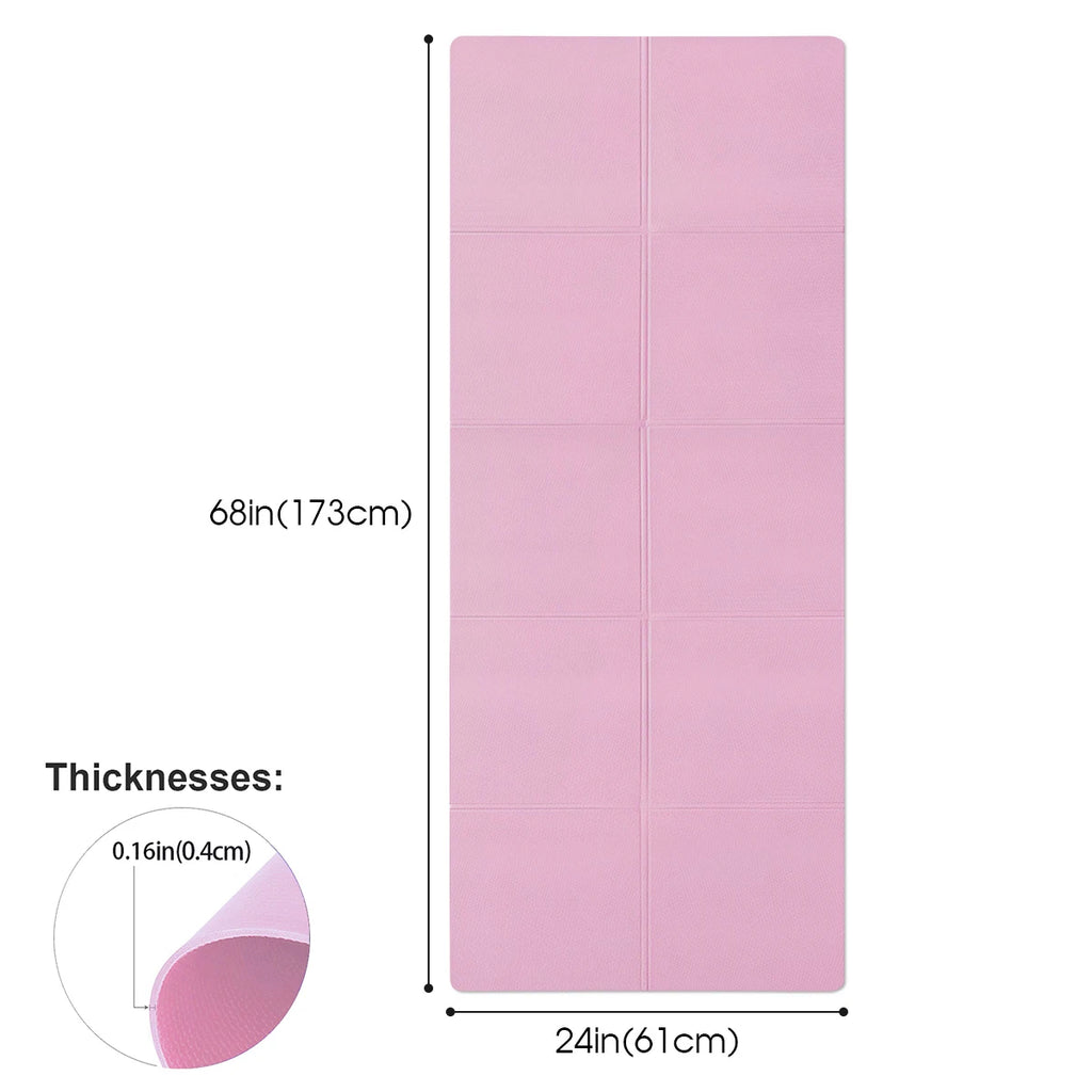 Professional 4MM High-Density Yoga Mat – Anti-Slip Exercise Pad for Pilates & Fitness