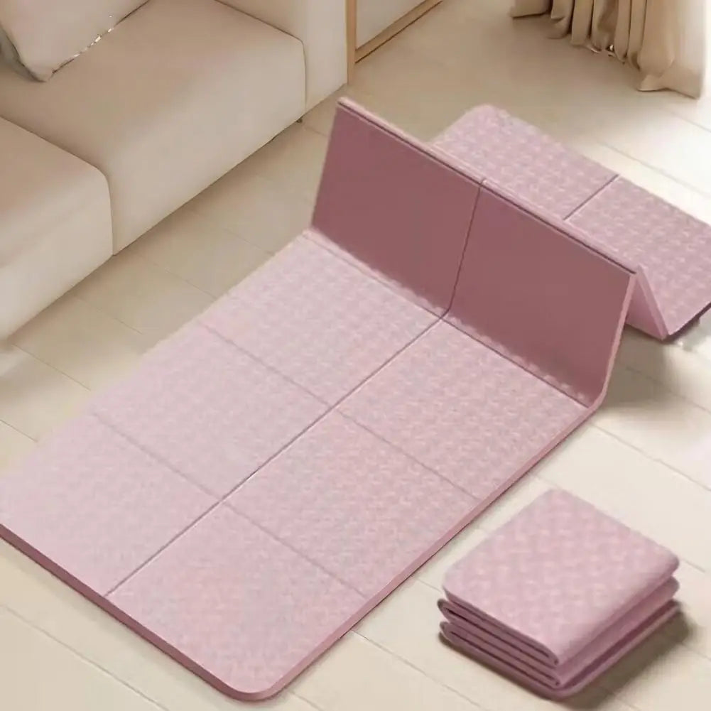 Foldable TPE Yoga Mat 6mm Non-Slip