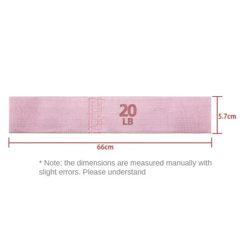 Anti-Slip Fabric Resistance Bands for Glute Activation & Hip Sculpting.