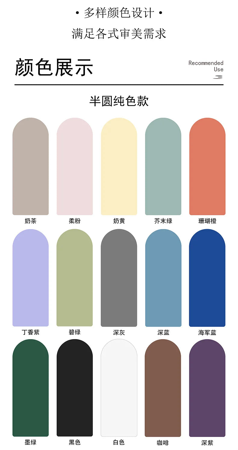 Eco-Friendly Curved Arch Oval Yoga Mat – PU Rubber Non-Slip Suede Surface