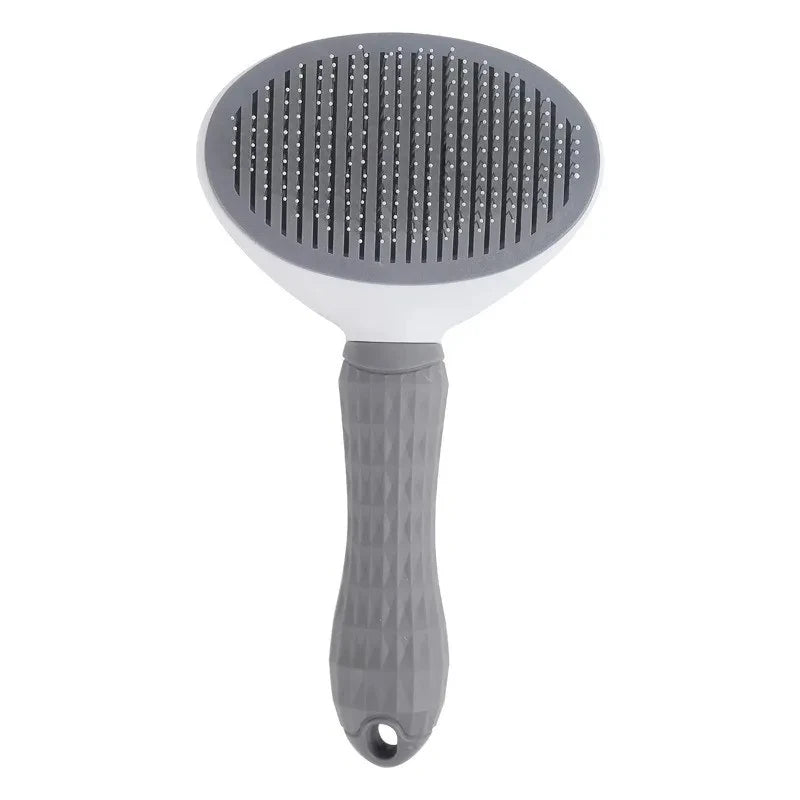 Professional 2-in-1 Self-Cleaning Slicker Brush & Massage Tool for Dogs and Cats