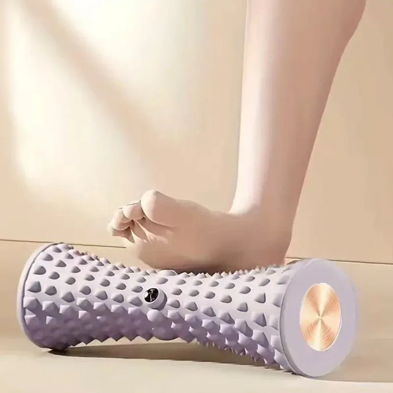 Dual Foot Massager Roller & Yoga Therapy Ball Set – Ergonomic Plantar Fasciitis Relief & Deep Tissue Muscle Recovery Tool (6.5x17cm)