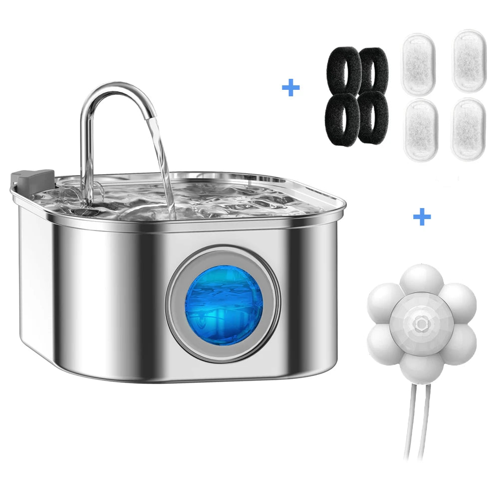 3.2L Stainless Steel Auto Pet Water Feeder