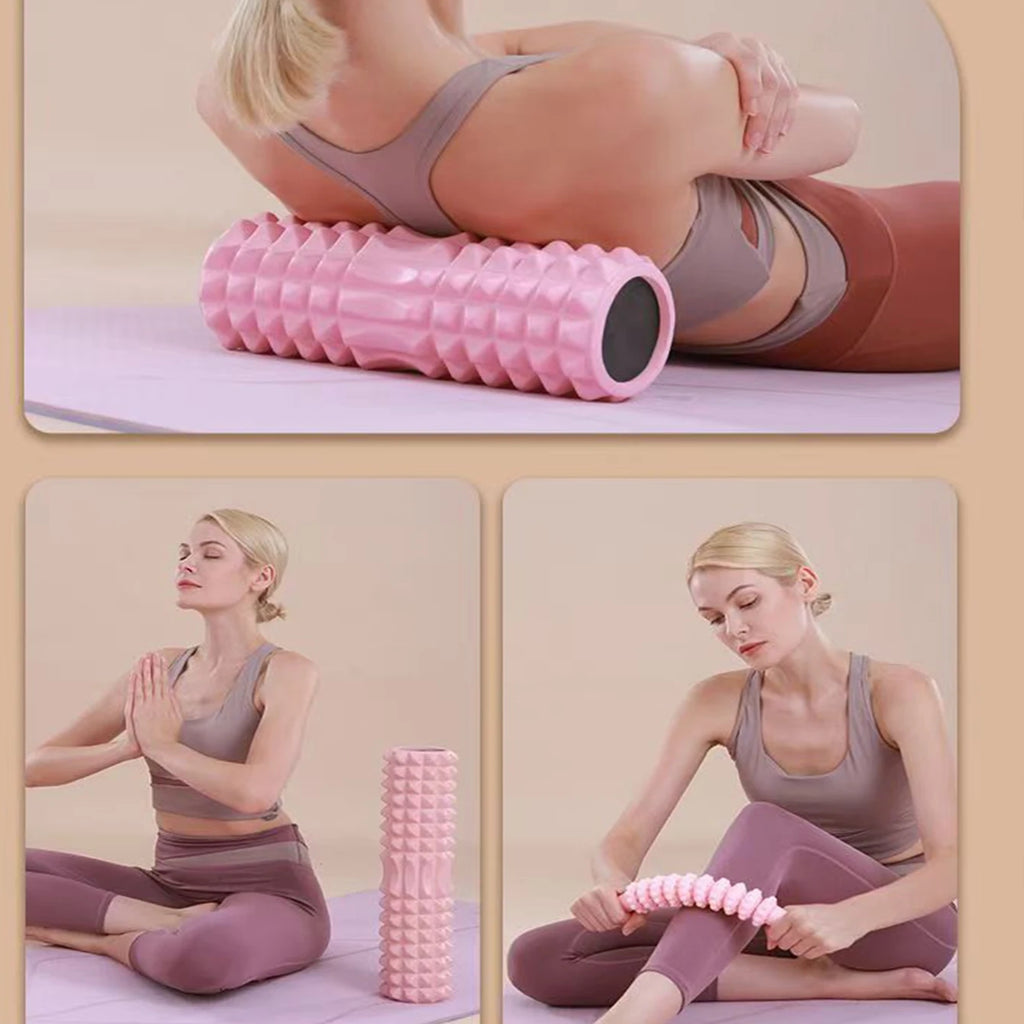 Premium EVA Foam Roller Set – High-Density Muscle Massage & Pilates Roller