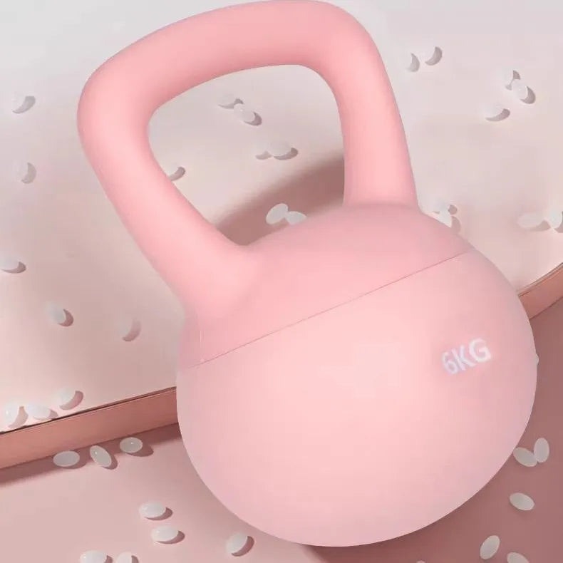 Ergonomic Soft Plastic Kettlebell for Women –  For Home Fitness, Toning, and Weight Loss