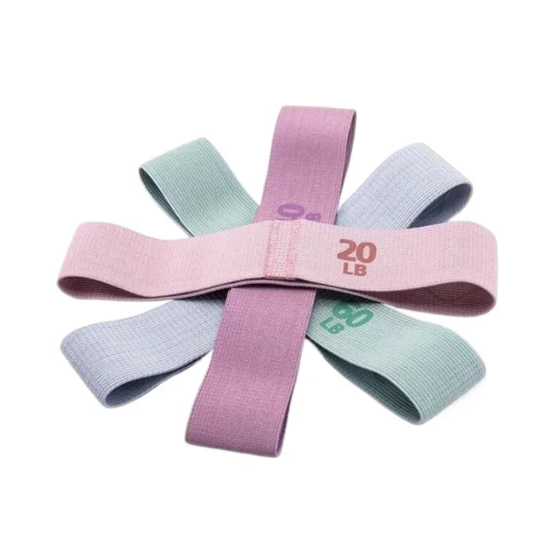 Anti-Slip Fabric Resistance Bands for Glute Activation & Hip Sculpting.