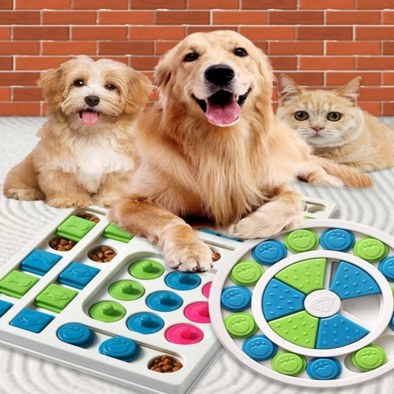 Interactive Dog Puzzle Toy & Slow Feeder