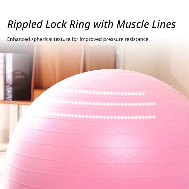 55cm PVC Yoga Ball – Fitness & Massage Design