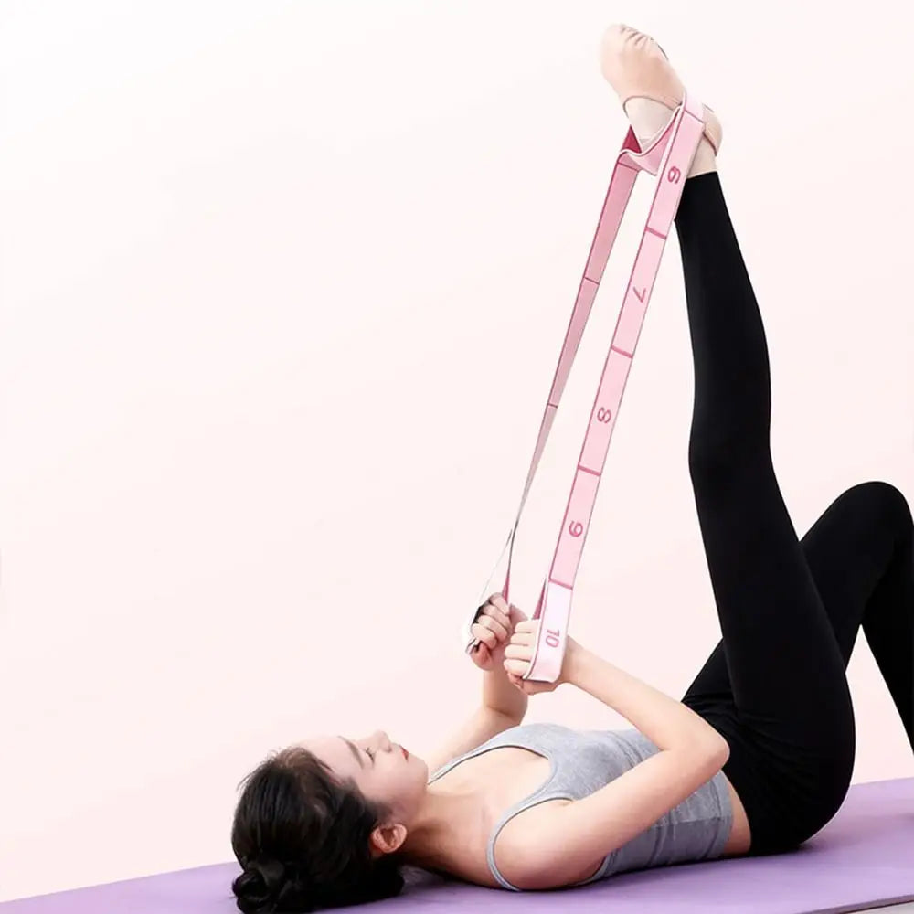 Yoga Stretching Belt with 10/12 Loops