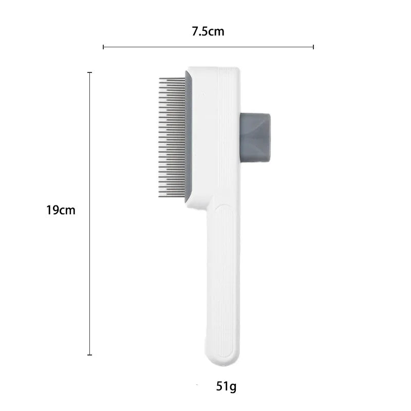 Self-Cleaning Pet Grooming Brush