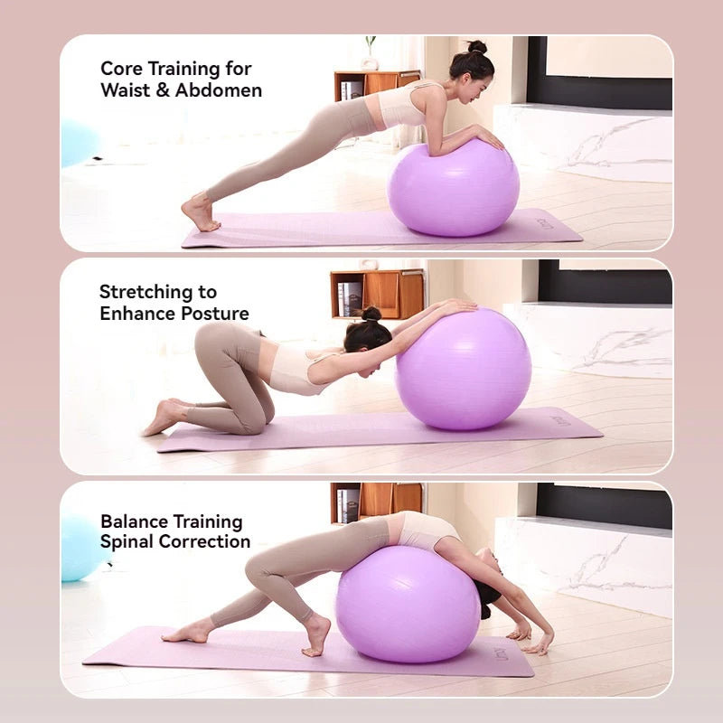 55cm PVC Yoga Ball – Fitness & Massage Design