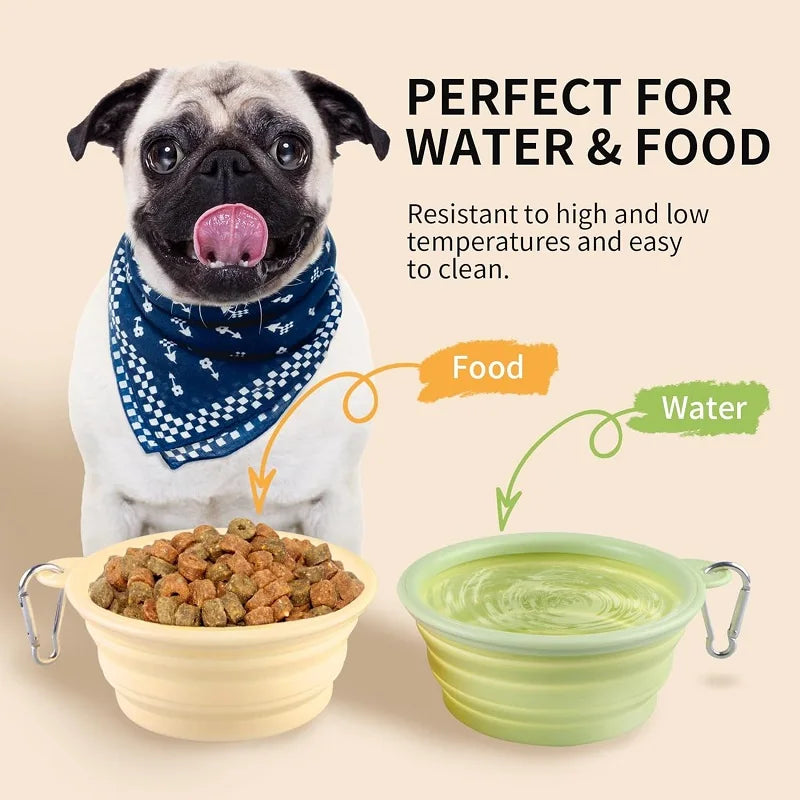 Silicone Pet Travel Bowl