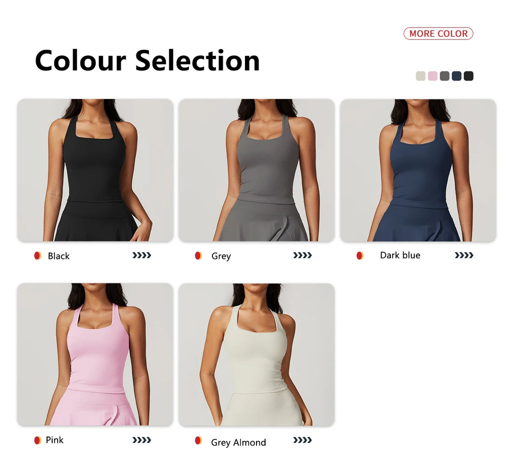 Women's High-Performance Knit Sportswear Tank Top – Quick-Dry Activewear Vest for Running, Yoga & Fitness