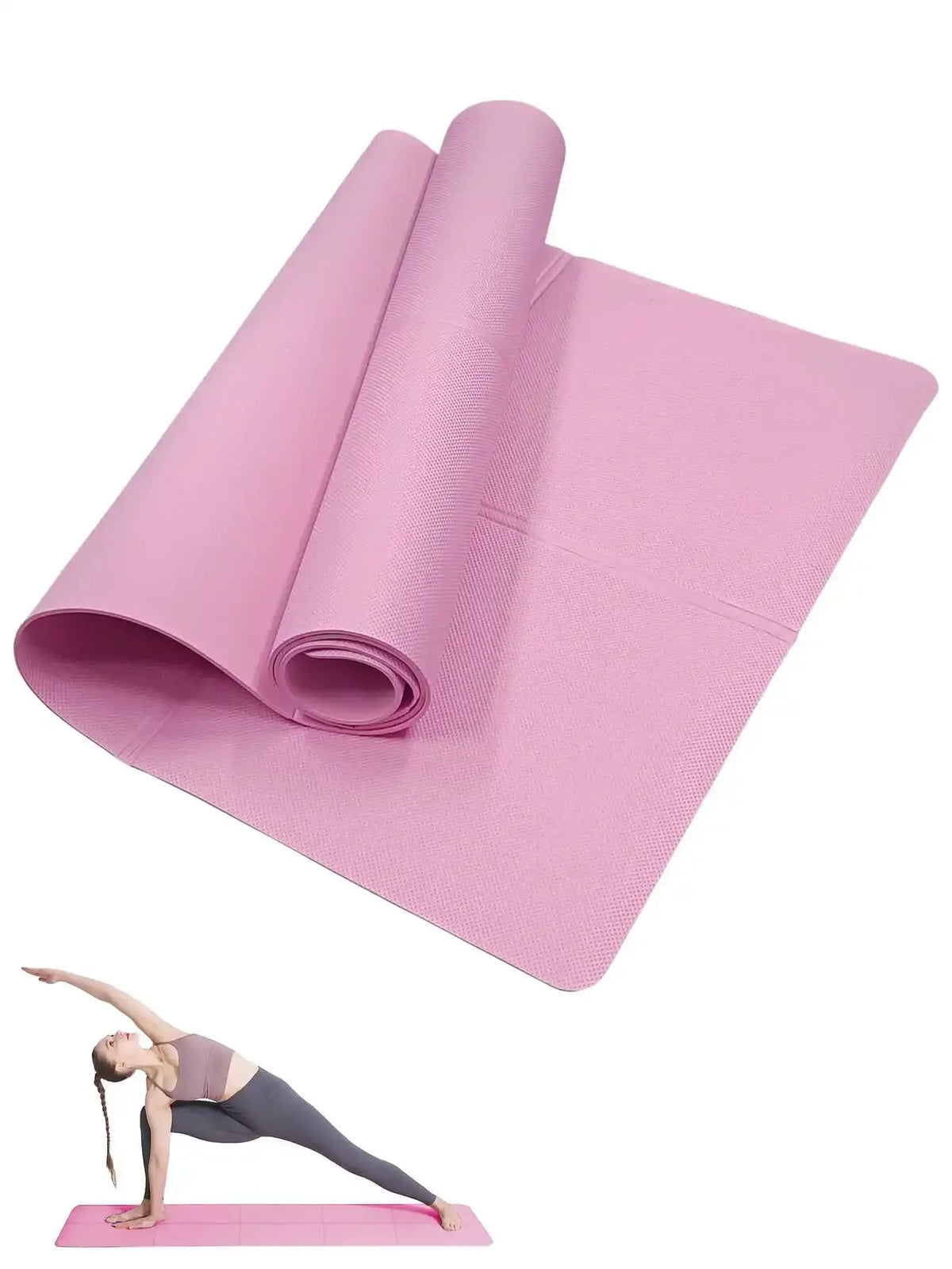 4mm Anti-Slip Yoga Mat Portable Fitness Workout Mat