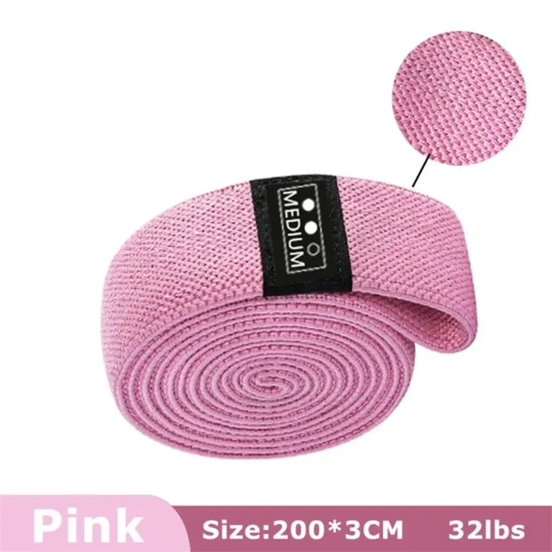 3-Piece Fabric Resistance Bands Set for Full-Body Workouts