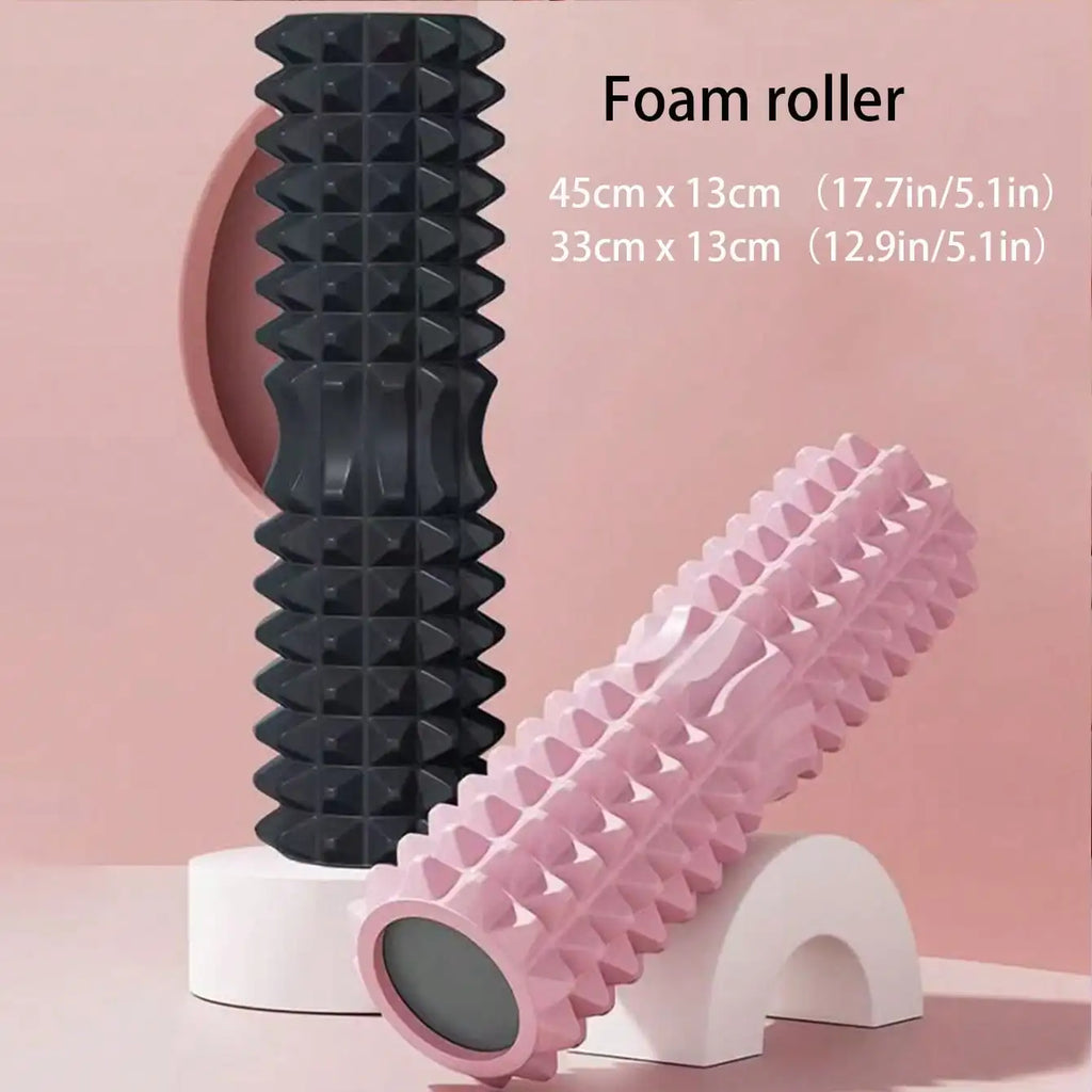 Crescent Foam Roller 45×13cm for Yoga, Pilates & Muscle Relaxation