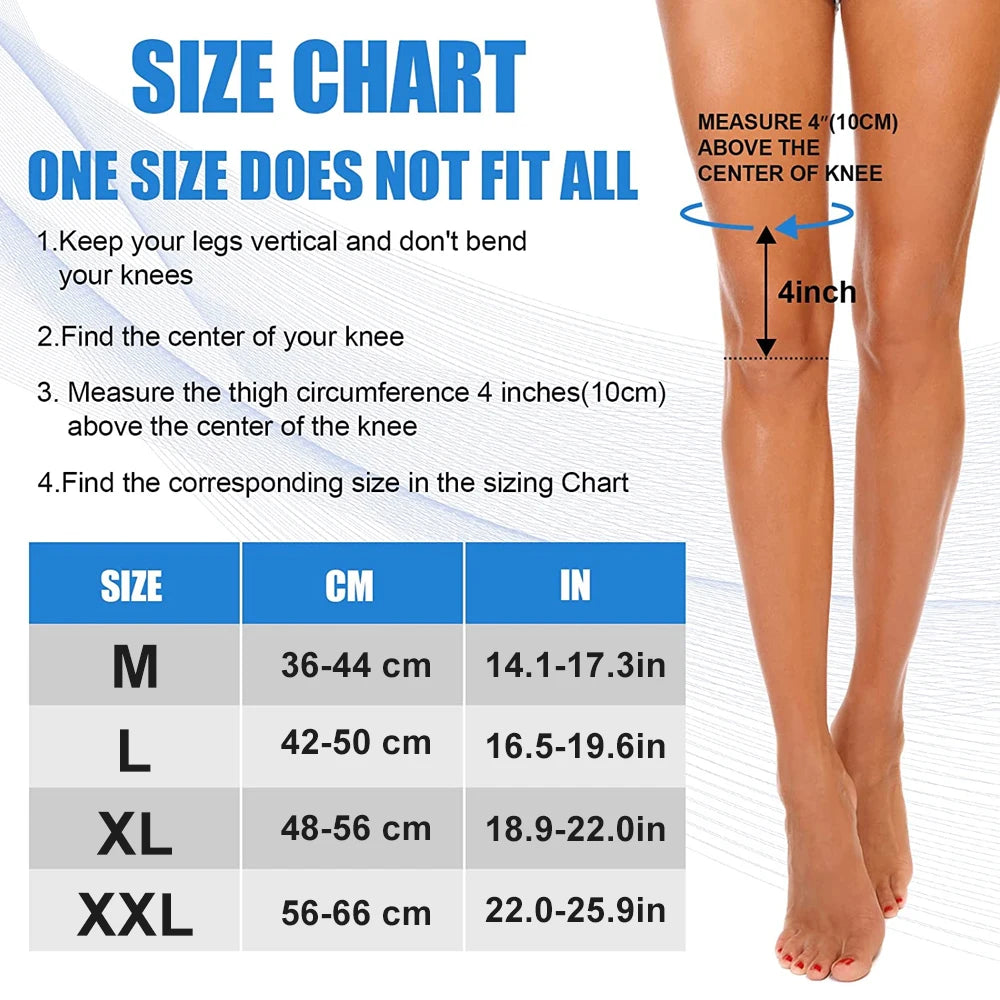 1 Pair Full-Length Compression Leg Sleeves – Unisex Breathable Lycra Support for Sports, Recovery, & UV Protection