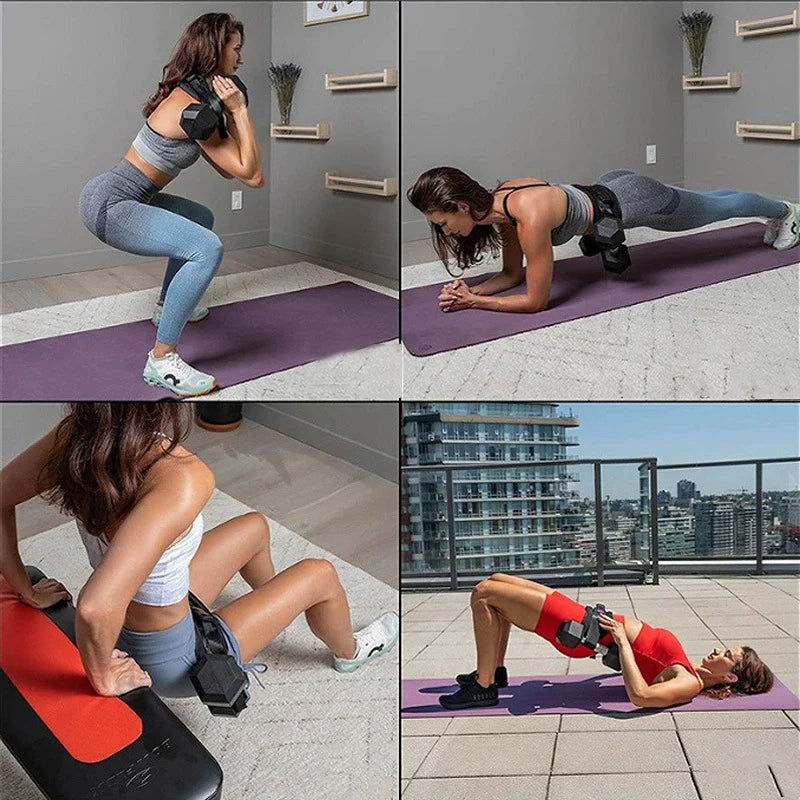 Dumbbell Exercise Belt for Hip Thrust Training