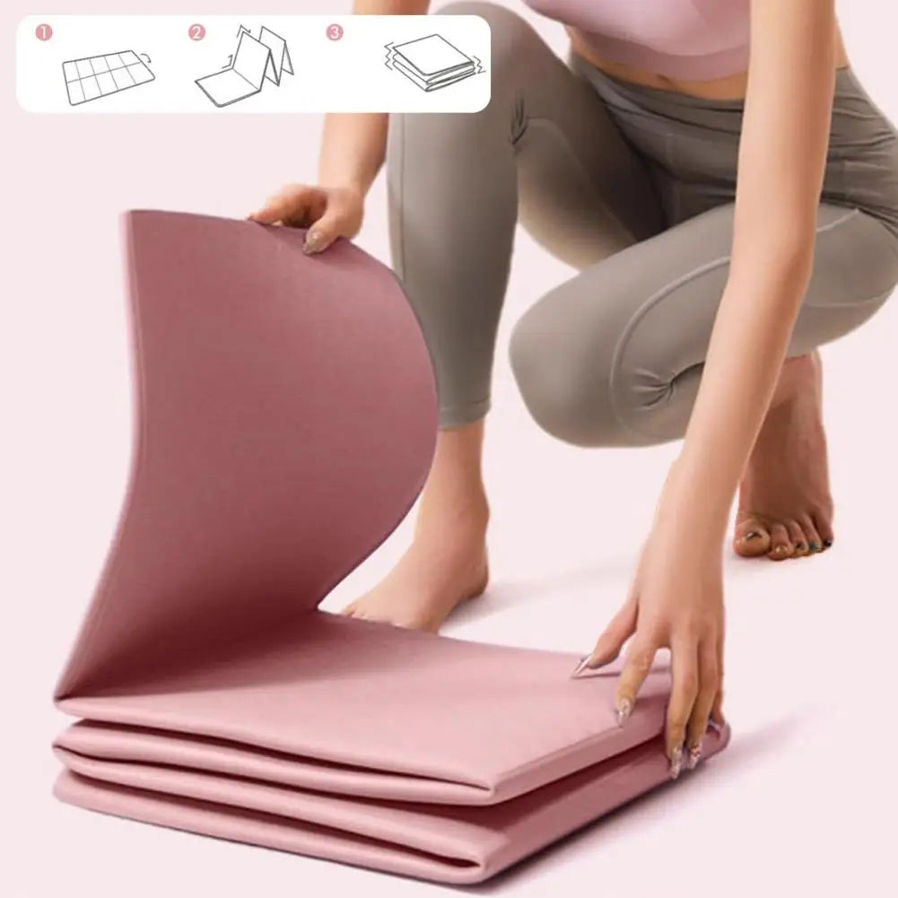 Foldable TPE Yoga Mat 6mm Non-Slip