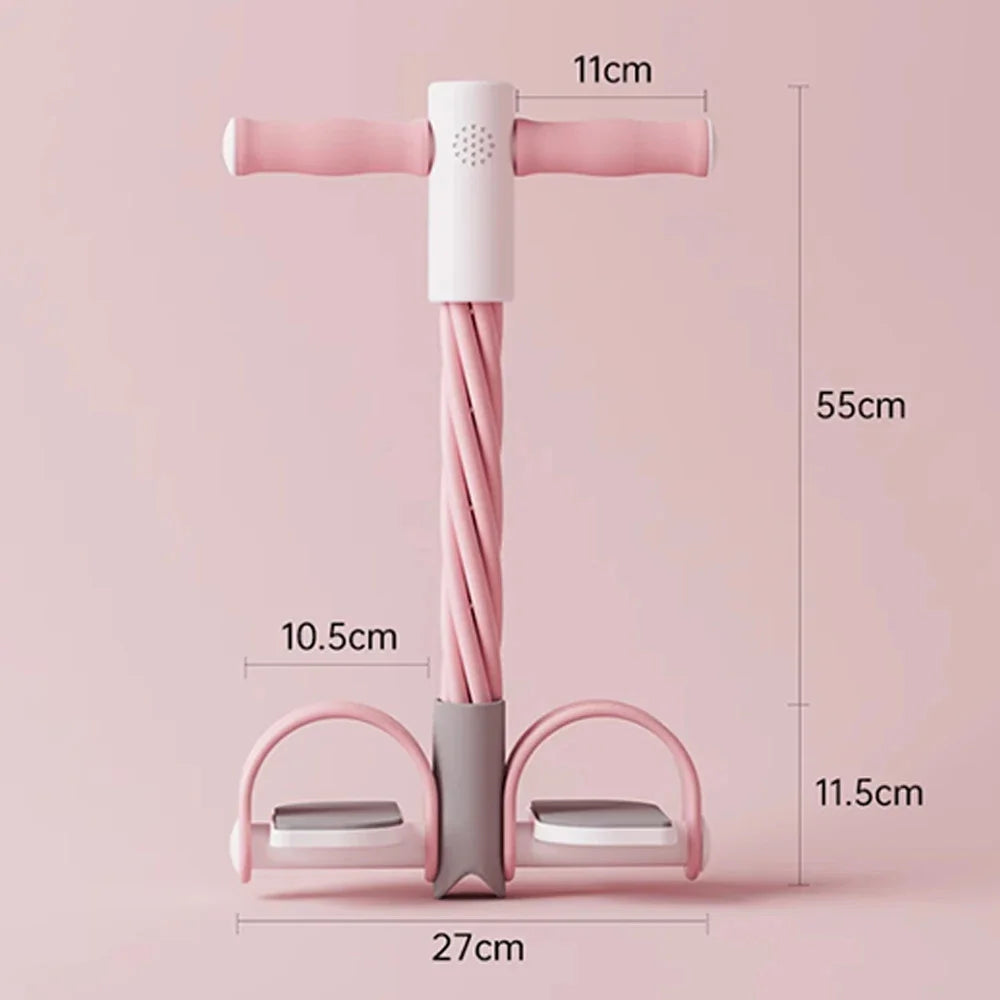 Multifunctional Yoga Pedal Puller Resistance Band – Portable Home Fitness Tension Rope for Body Sculpting, Stretching, and Strength Training