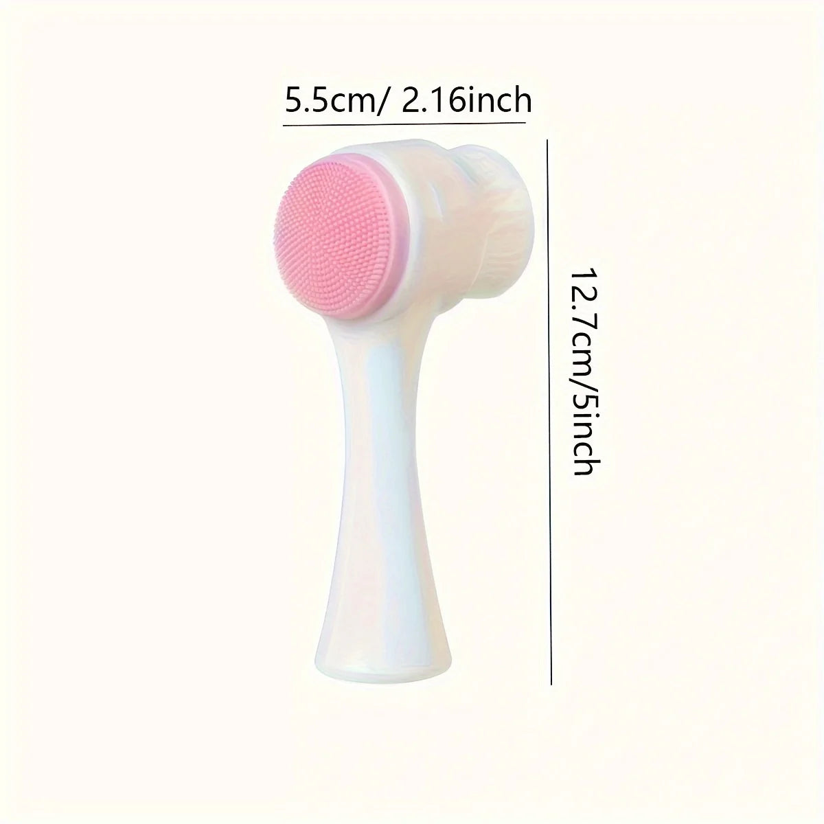 Dual-Sided Pet Grooming Tool – Therapeutic Massage & Claw Cleaning Brush