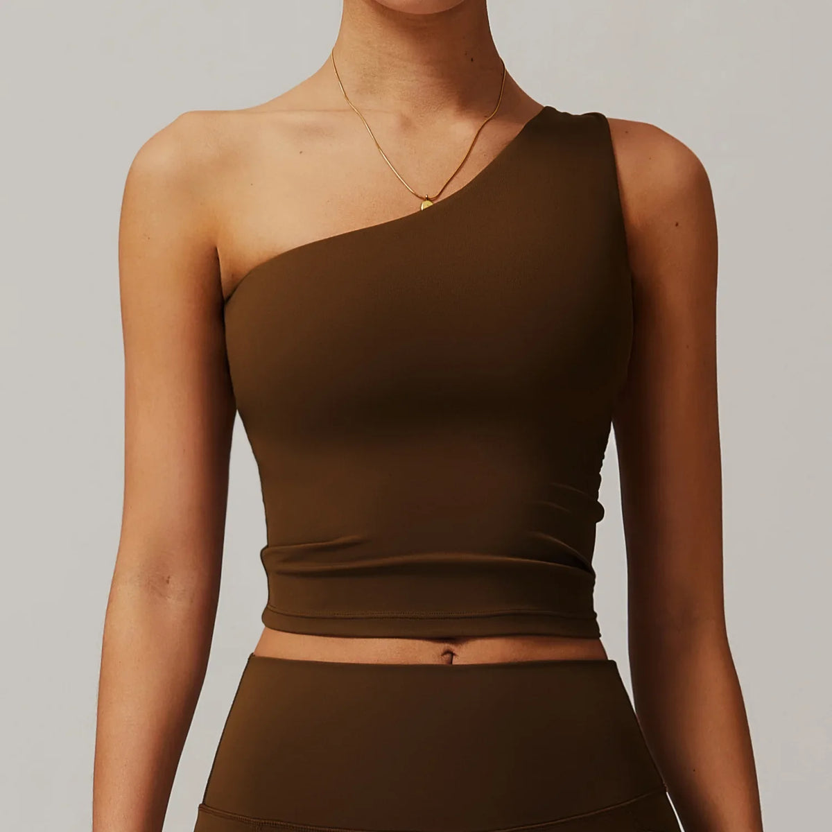 Women's Asymmetrical One-Shoulder Sports Bra & Workout Tank