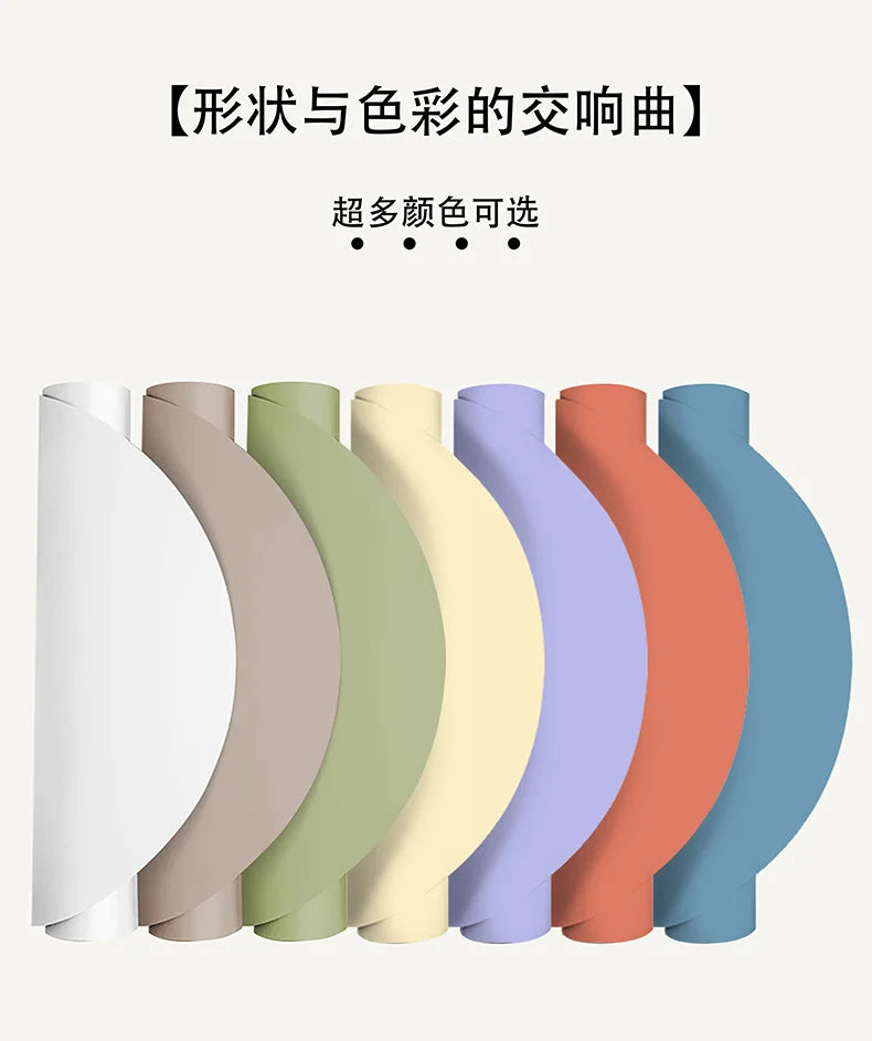 Eco-Friendly Curved Arch Oval Yoga Mat – PU Rubber Non-Slip Suede Surface