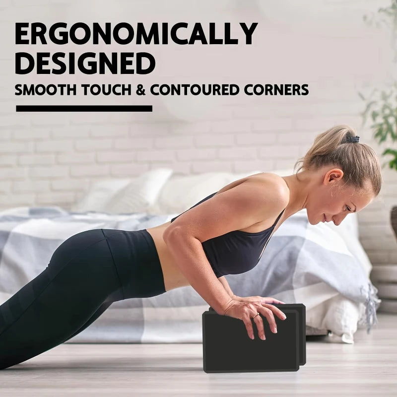 Yoga Block for Yoga, Stretching & Fitness Support