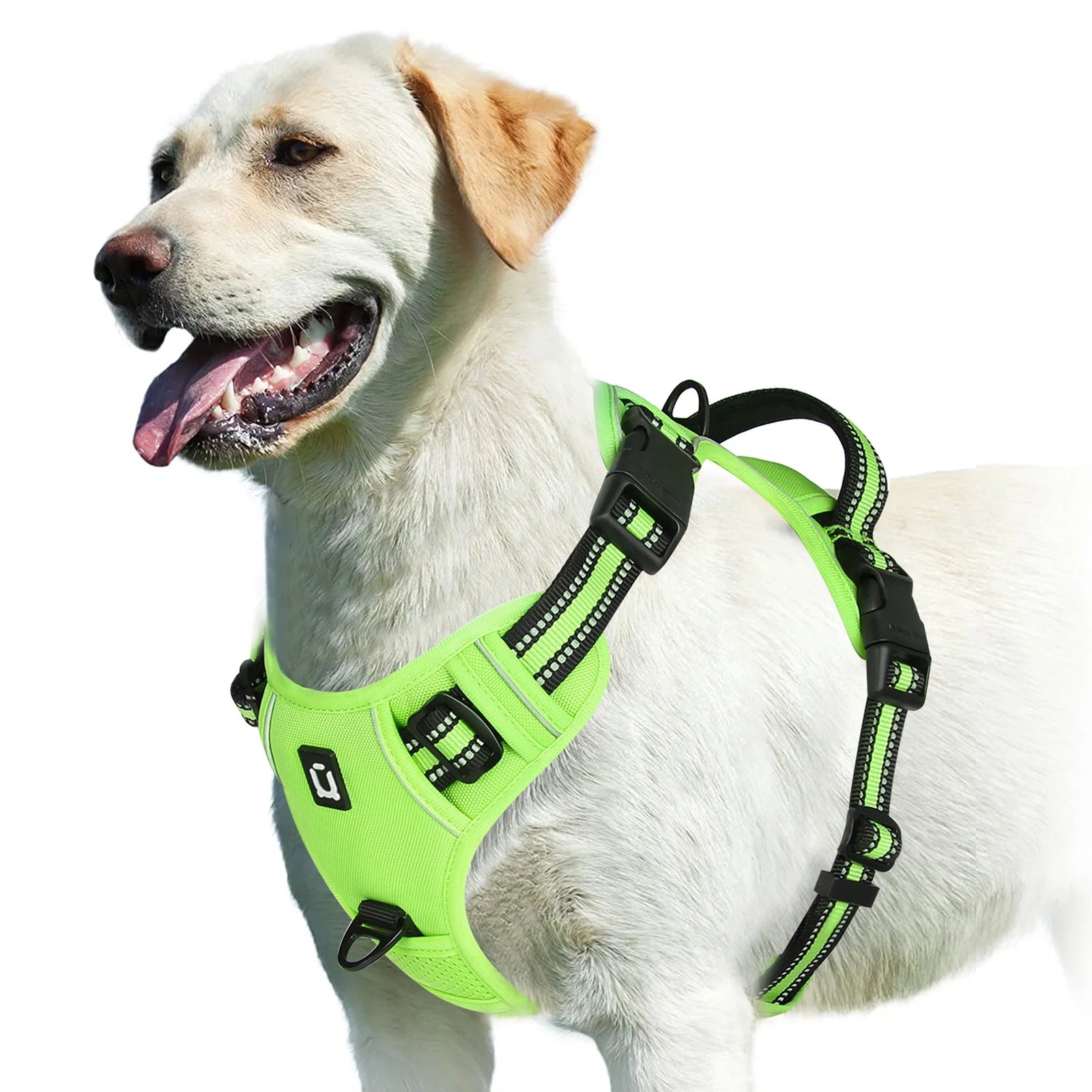 No Pull Dog Harness, Adjustable Soft Padded Pet Vest with Easy Control Handle for Training and Daily Walks