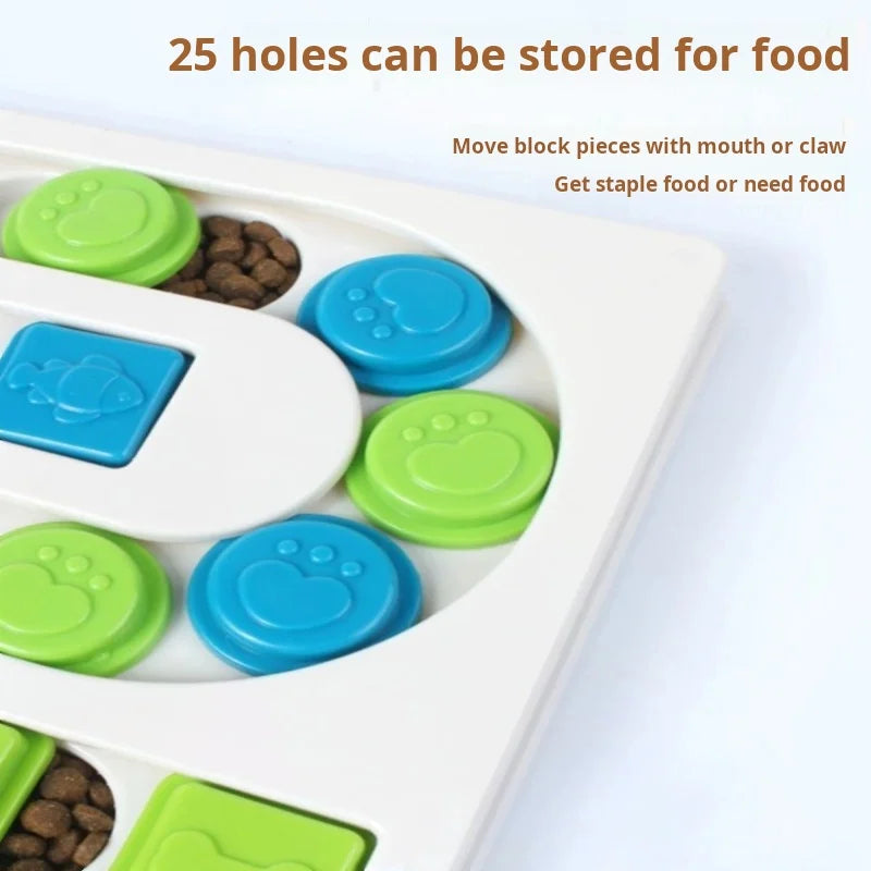 Interactive Dog Puzzle Toy & Slow Feeder