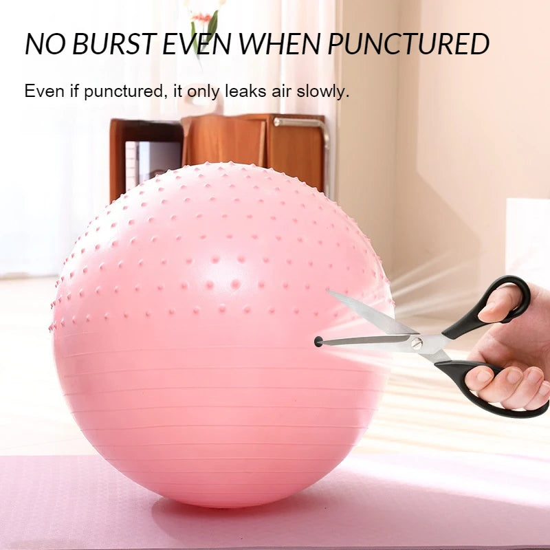 55cm PVC Yoga Ball – Fitness & Massage Design