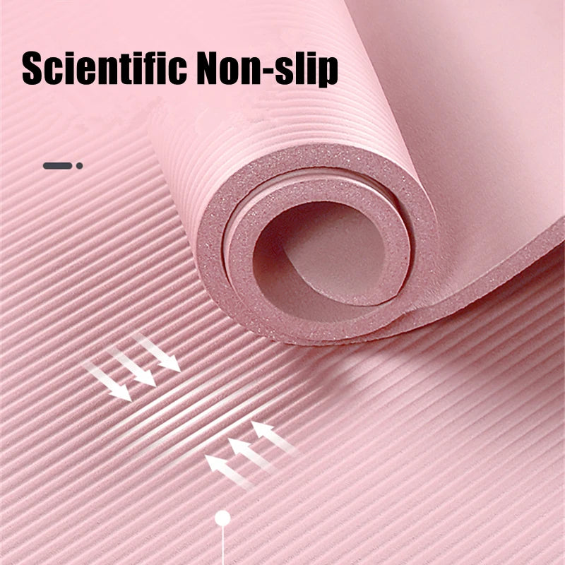 7mm NBR Yoga Mat Non-Slip