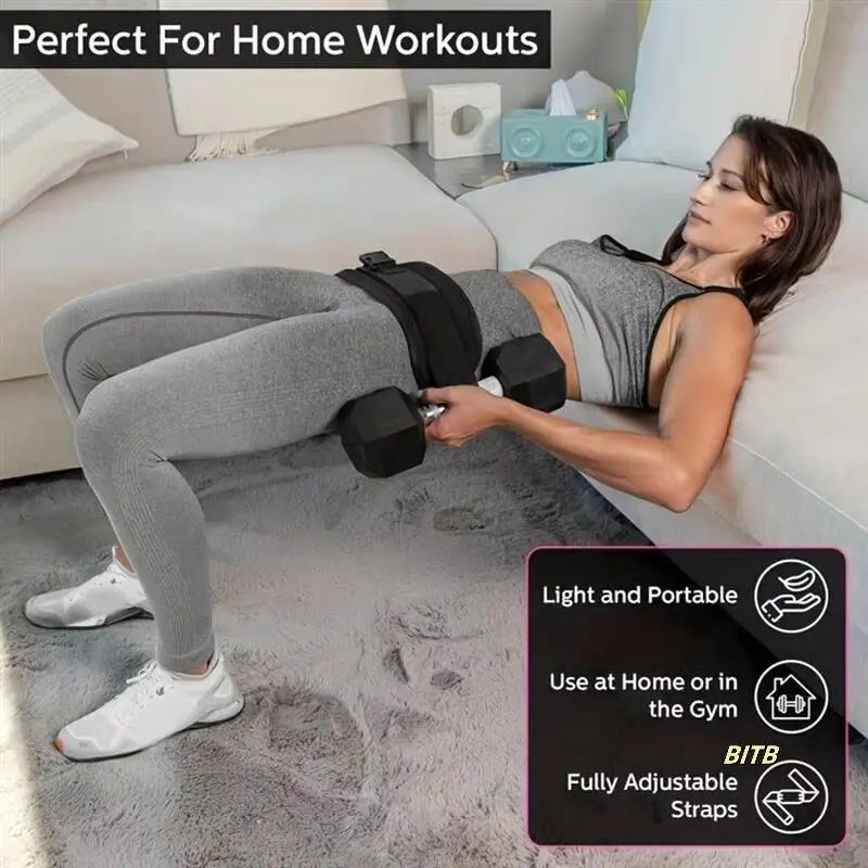 Dumbbell Exercise Belt for Hip Thrust Training
