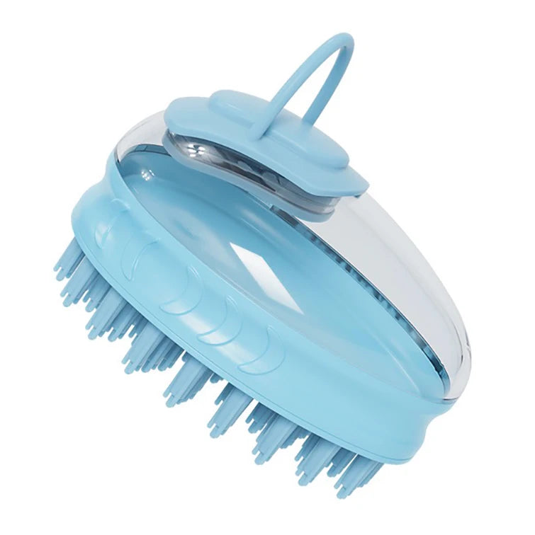2-in-1 Silicone Pet SPA Massage Bath Brush & Grooming Tool for Dogs & Cats