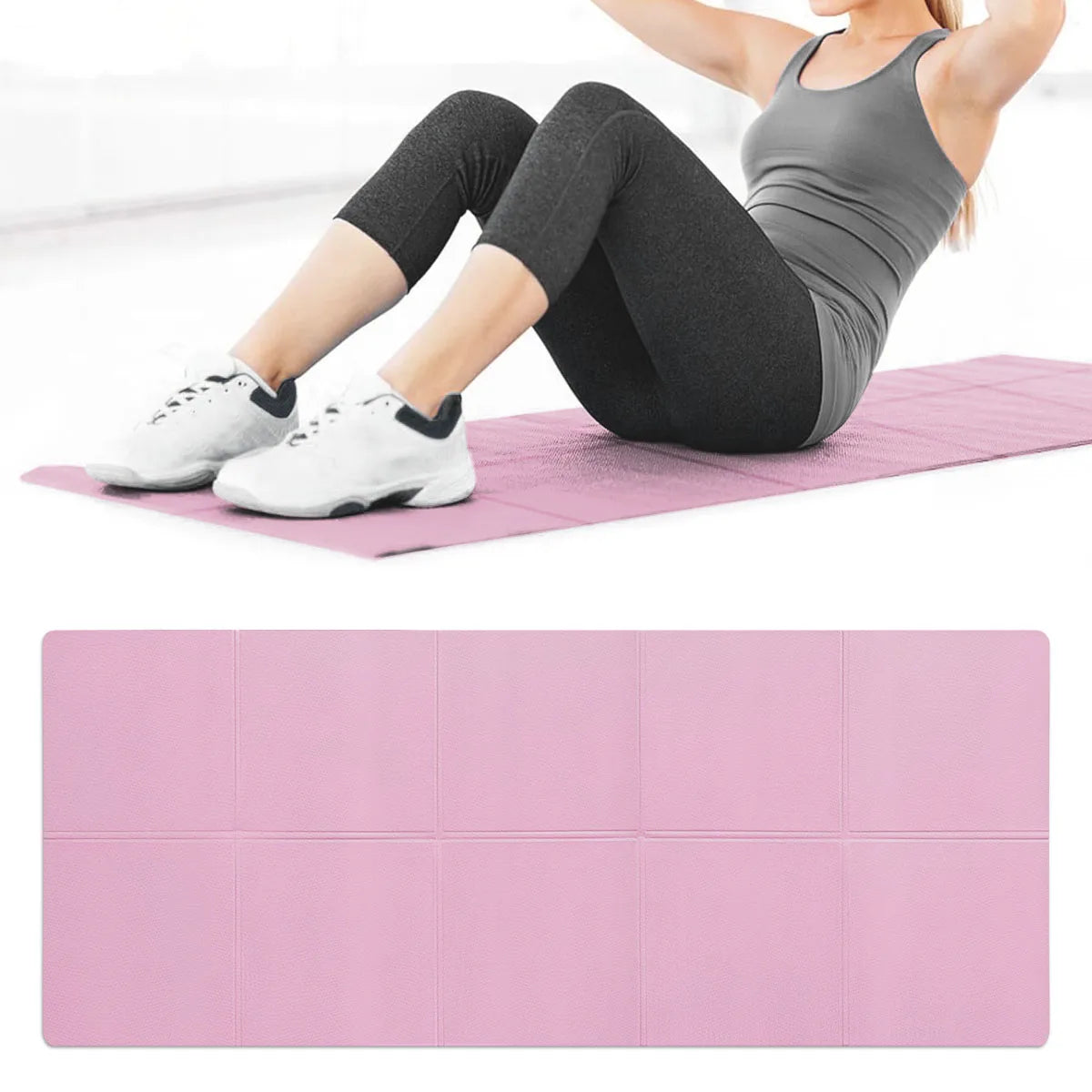 Professional 4MM High-Density Yoga Mat – Anti-Slip Exercise Pad for Pilates & Fitness