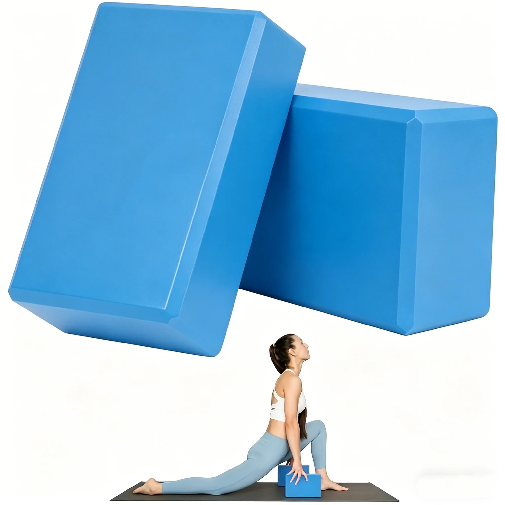 Yoga Block for Yoga, Stretching & Fitness Support