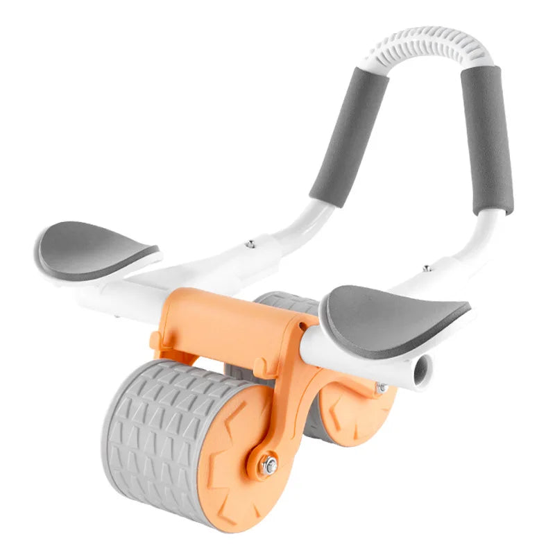 Smart Automatic Rebound Abdominal Roller with Elbow Support and Counter – Professional Core Trainer with Phone Holder for Home Gym Fitness