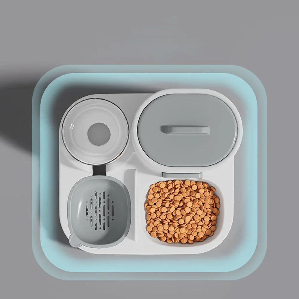 Spill-Proof Dual Pet Bowl