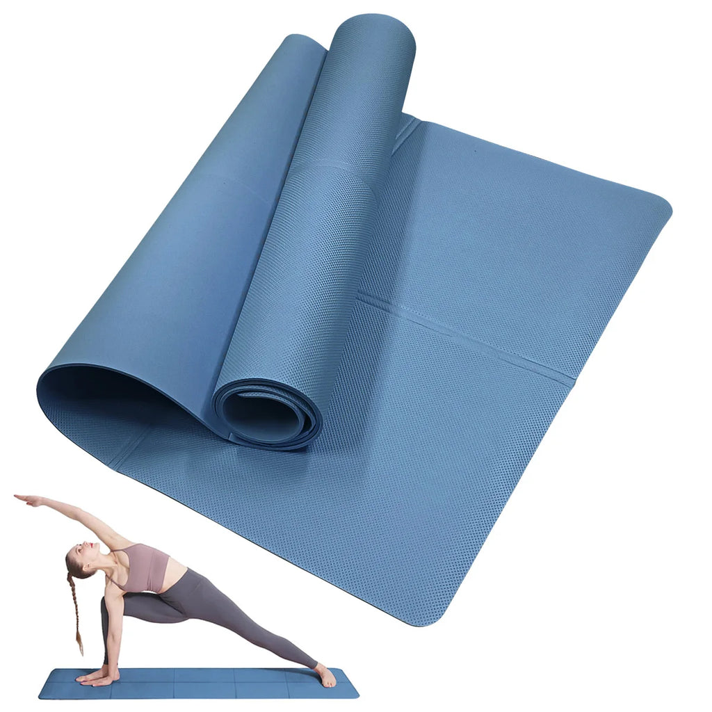 Professional 4MM High-Density Yoga Mat – Anti-Slip Exercise Pad for Pilates & Fitness