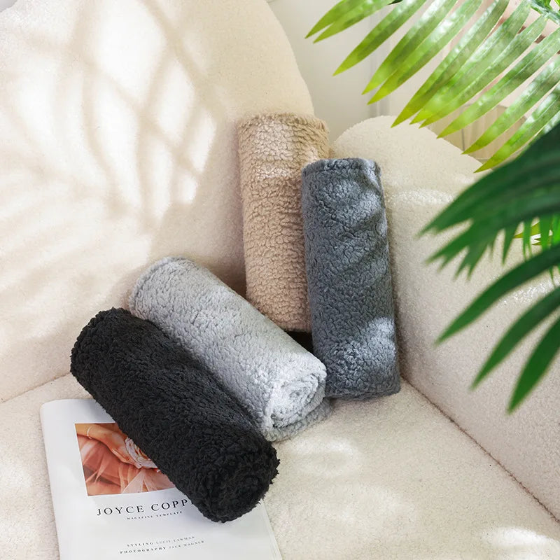 Soft Comfortable Warm Pet Sleeping Blanket, Flannel & Lambskin Dog Blanket, Thick Waterproof Mat for Cats and Dogs Accessories