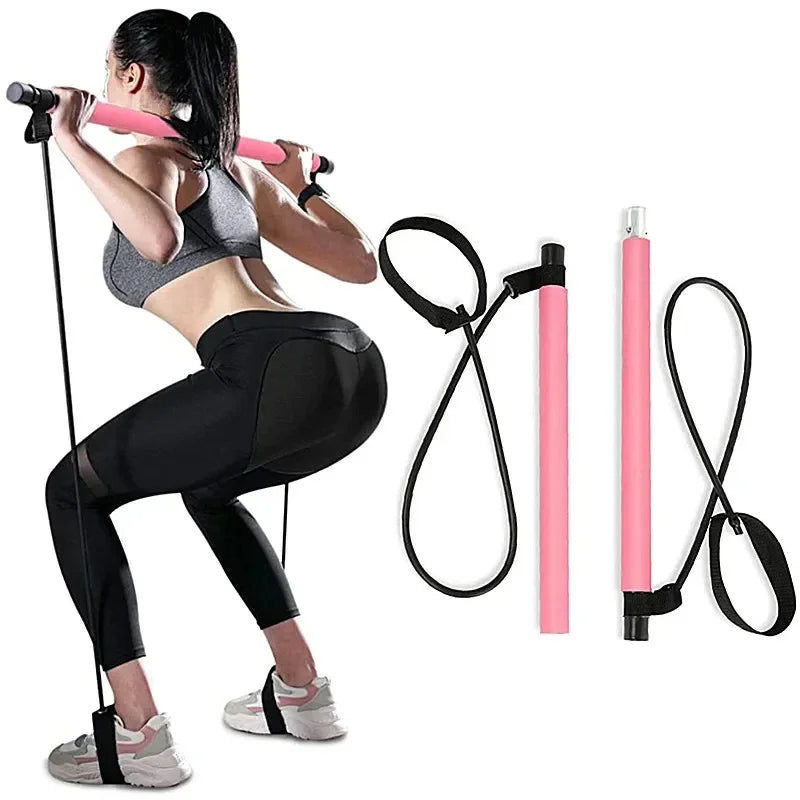 Pilates Bar with Resistance Bands