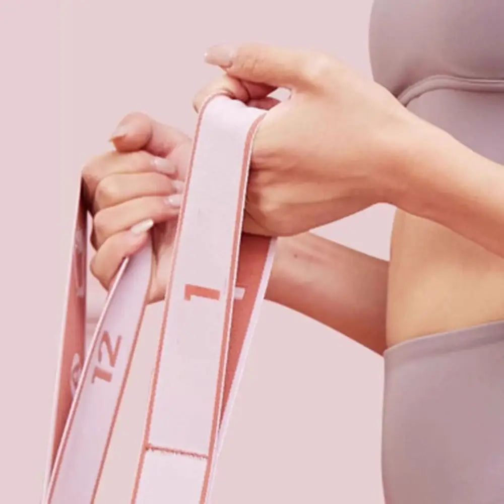 Yoga Stretching Belt with 10/12 Loops