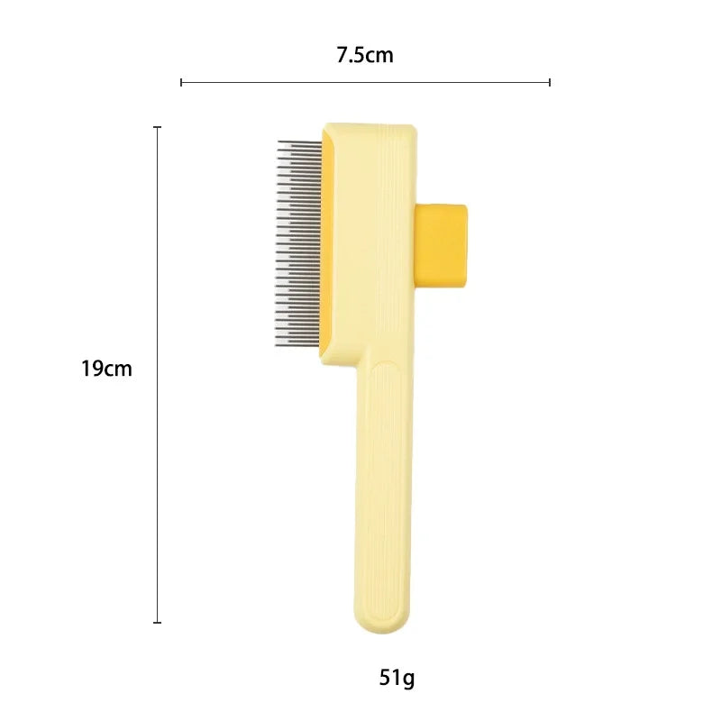 Self-Cleaning Pet Grooming Brush