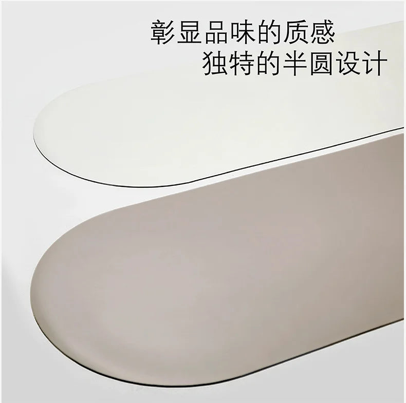 Eco-Friendly Curved Arch Oval Yoga Mat – PU Rubber Non-Slip Suede Surface