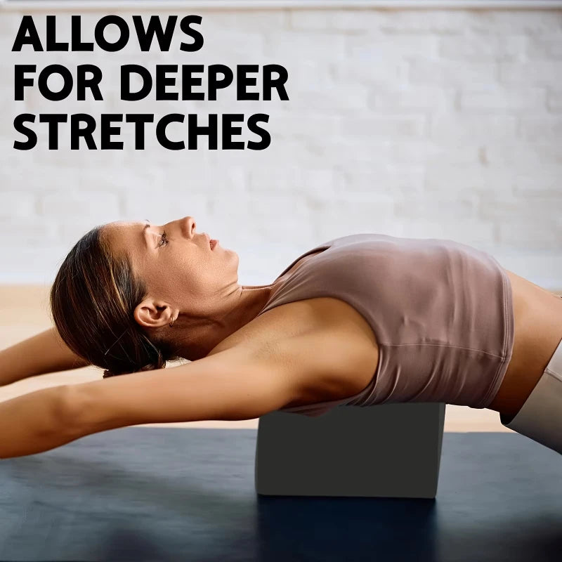 Yoga Block for Yoga, Stretching & Fitness Support