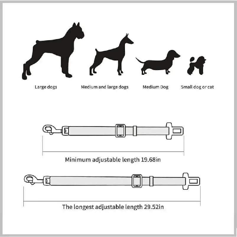 Nylon Dog Car Seat Belt